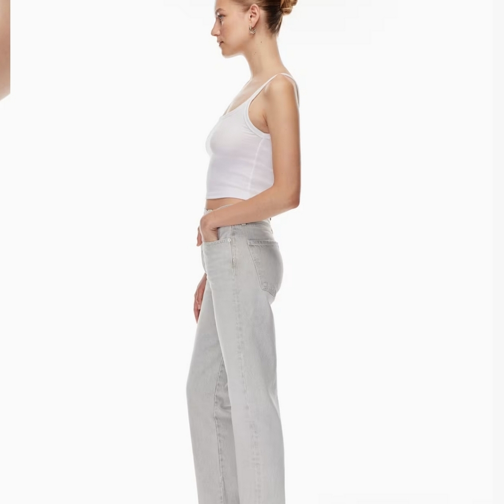 NWT AGOLDE Criss Cross Straight size 24 - Picture 4 of 5